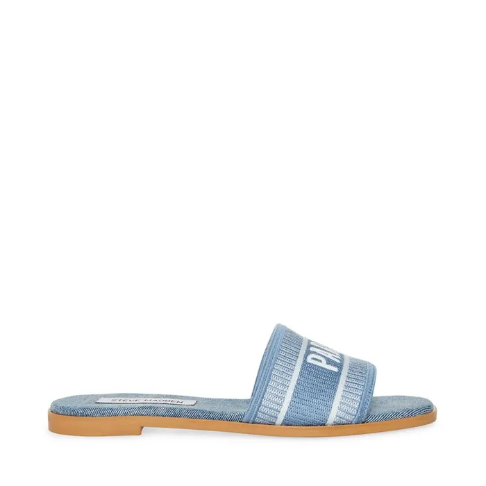 Womens Knox Denim Multi Steve Madden Sandals