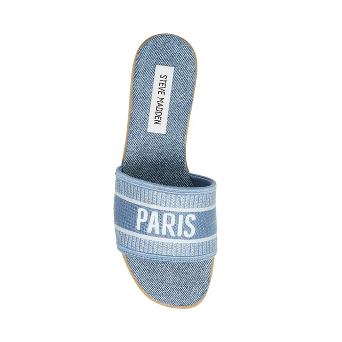 Womens Knox Denim Multi Steve Madden Sandals