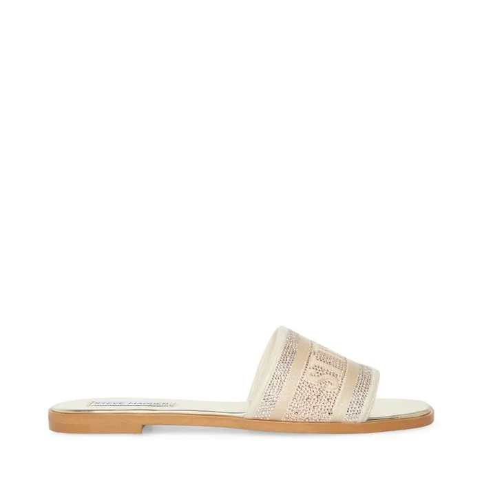 Womens KnoxR Gold Steve Madden Sandals