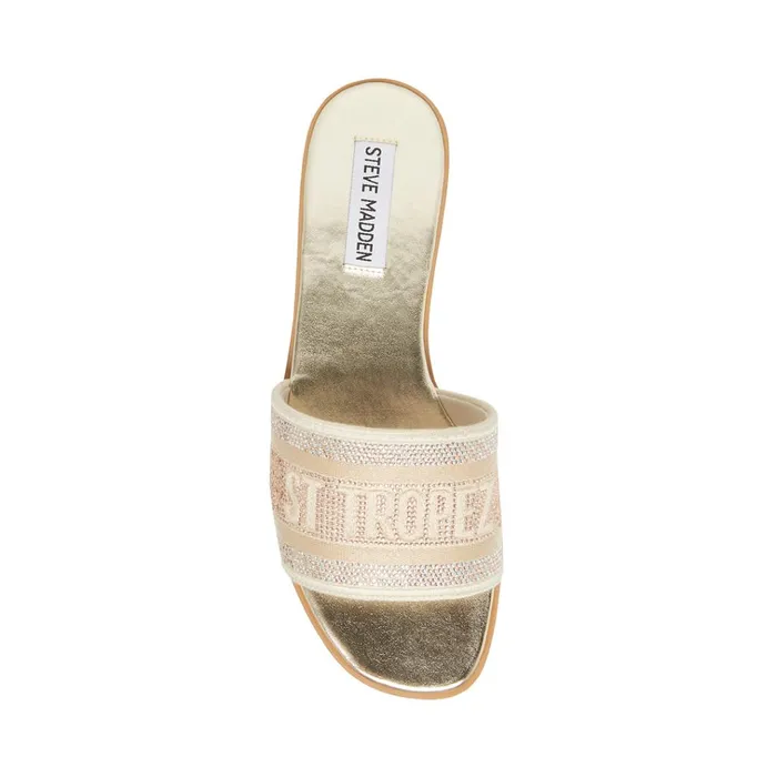 Womens KnoxR Gold Steve Madden Sandals