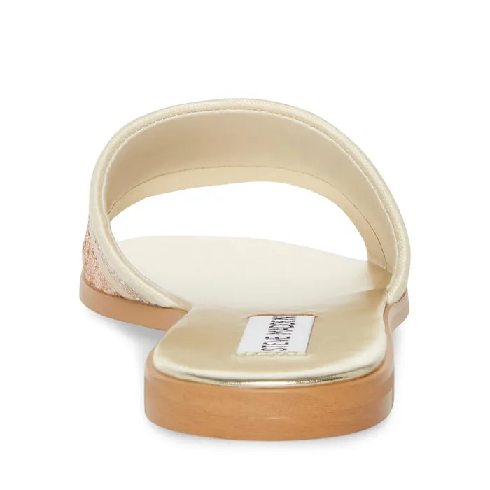 Womens KnoxR Gold Steve Madden Sandals