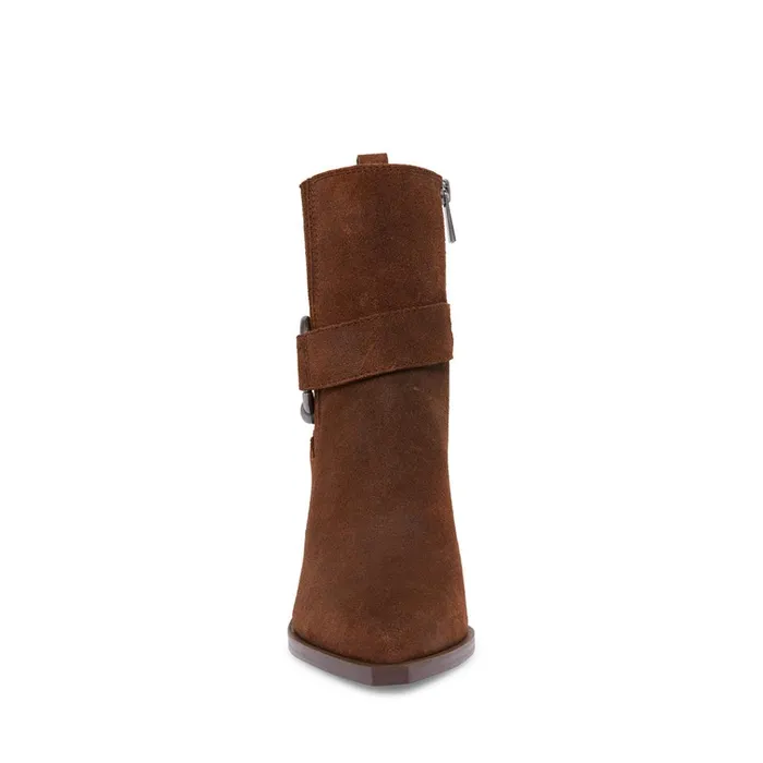 Womens Lakelynn Brown Suede Steve Madden Boots and Booties
