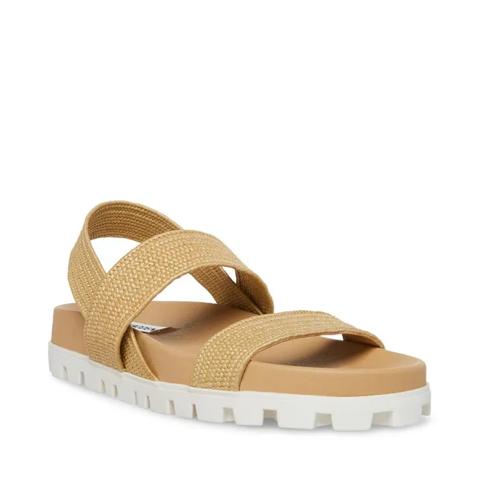 Womens Landmark Raffia Steve Madden Sandals