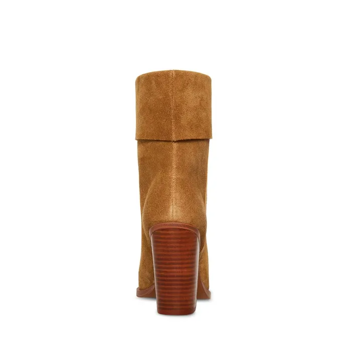 Womens Latasha Tan Suede Steve Madden Boots and Booties