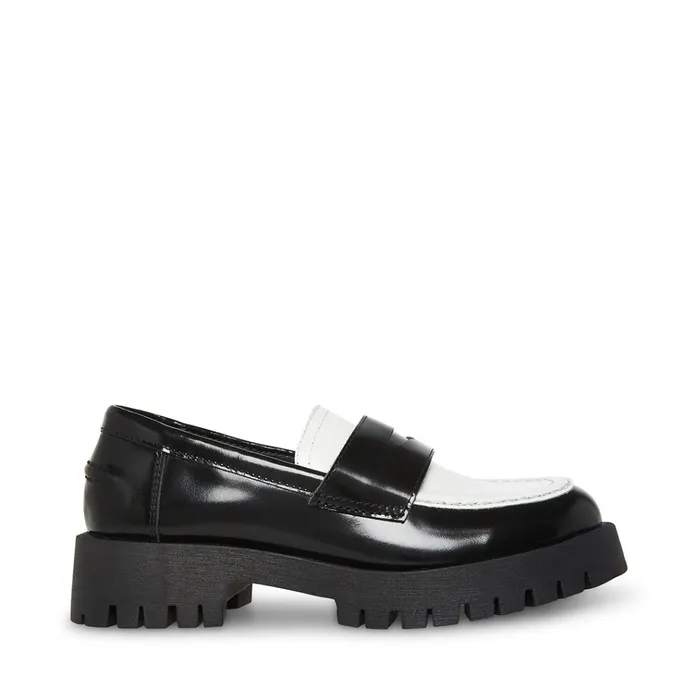 Womens Lawrence Black Multi Steve Madden Loafers and Flats