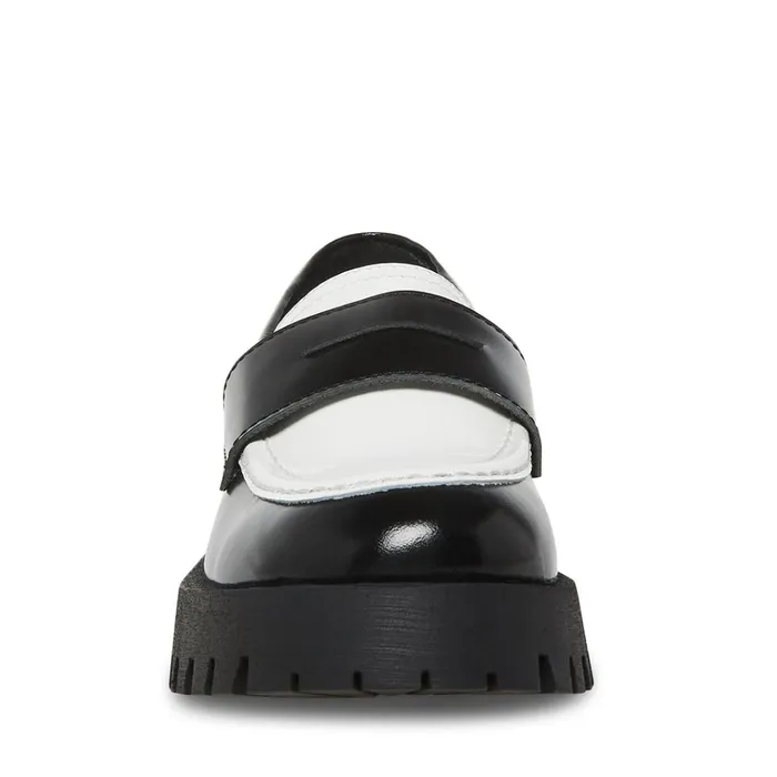 Womens Lawrence Black Multi Steve Madden Loafers and Flats
