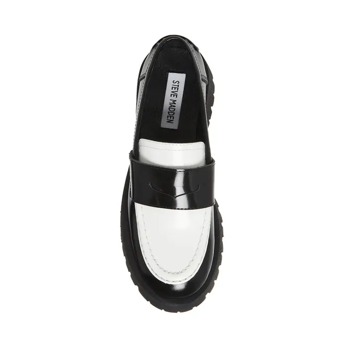 Womens Lawrence Black Multi Steve Madden Loafers and Flats