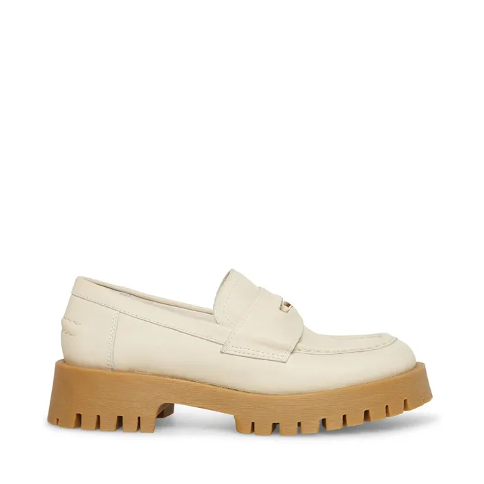 Womens Lawrence Bone Multi Steve Madden Loafers and Flats