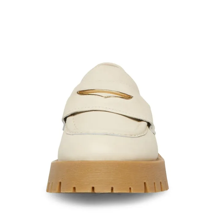 Womens Lawrence Bone Multi Steve Madden Loafers and Flats