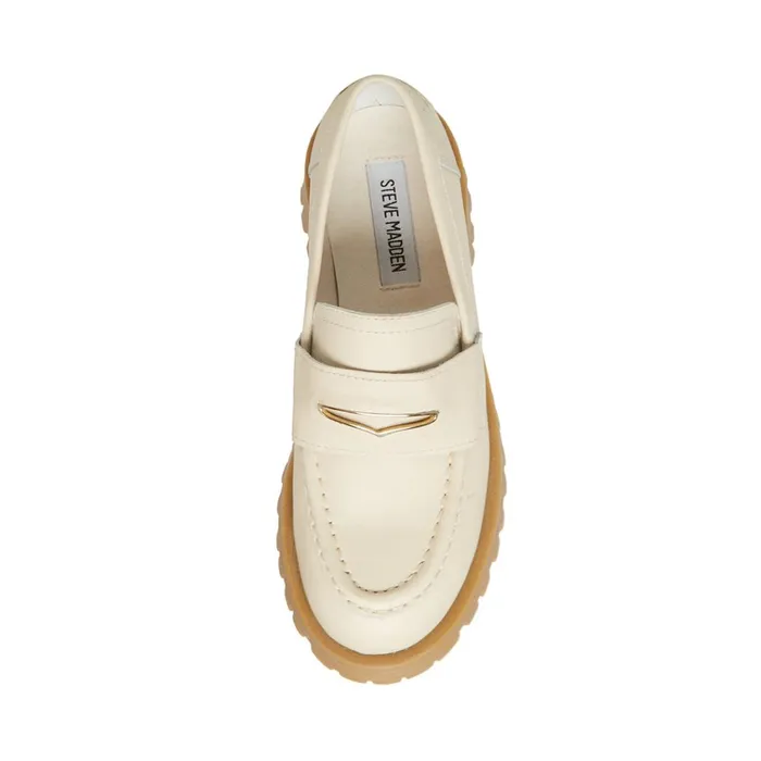 Womens Lawrence Bone Multi Steve Madden Loafers and Flats