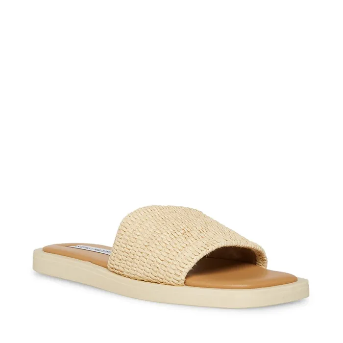 Womens Leigh Natural Steve Madden Sandals