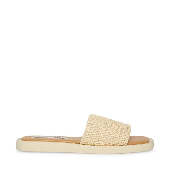 Womens Leigh Natural Steve Madden Sandals
