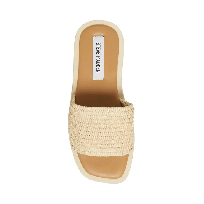 Womens Leigh Natural Steve Madden Sandals