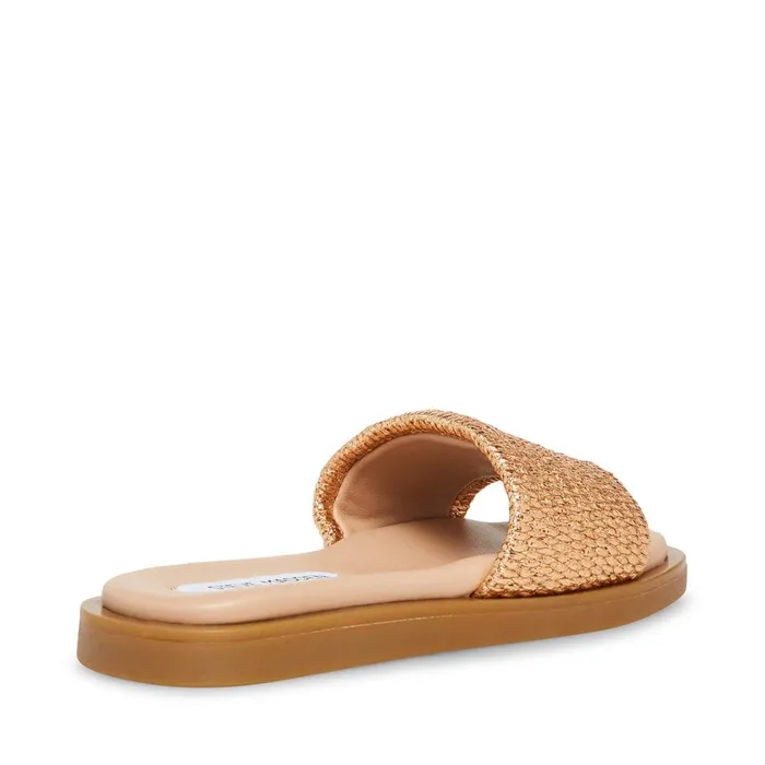 Womens Leigh Rose Gold Steve Madden Sandals
