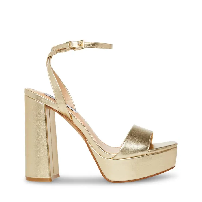 Womens Lessa Champagne Steve Madden Heels