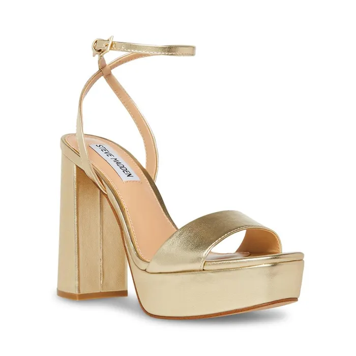 Womens Lessa Champagne Steve Madden Heels