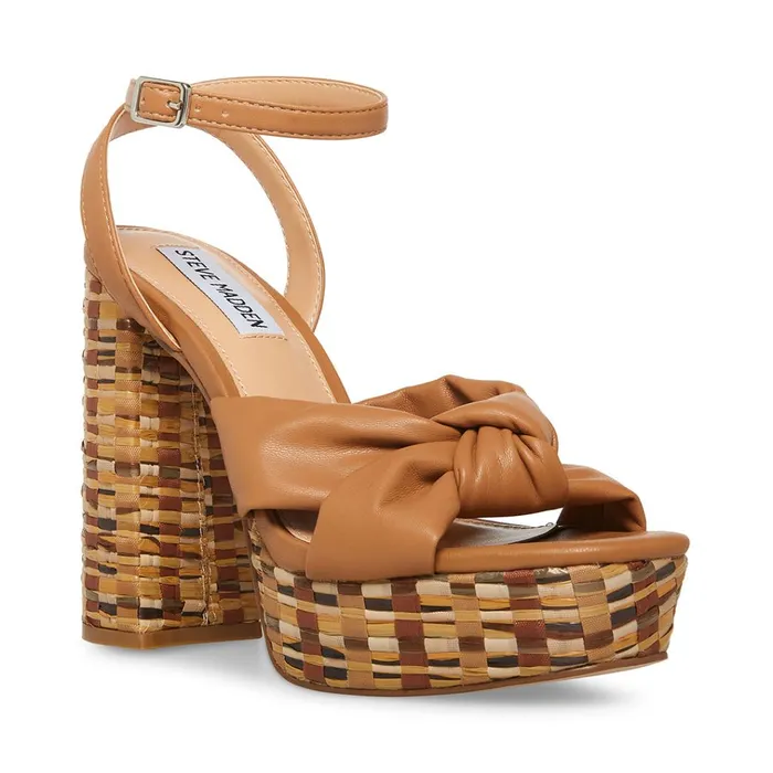 Womens Lianna Tan Multi Steve Madden Heels