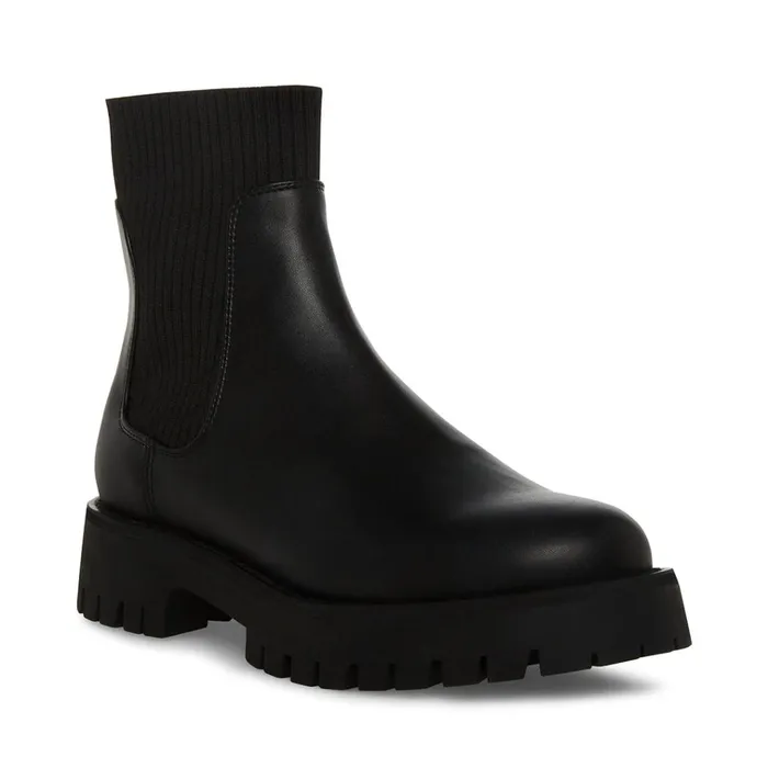 Womens Liliana Black Steve Madden Boots and Booties