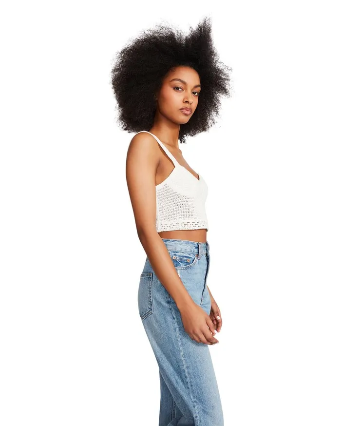 Womens Lorena Top White Steve Madden Tops and Shirts