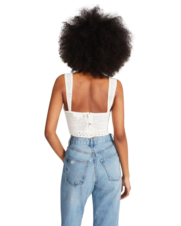 Womens Lorena Top White Steve Madden Tops and Shirts