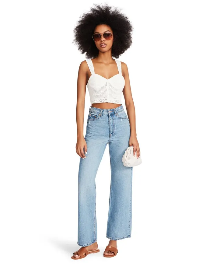 Womens Lorena Top White Steve Madden Tops and Shirts