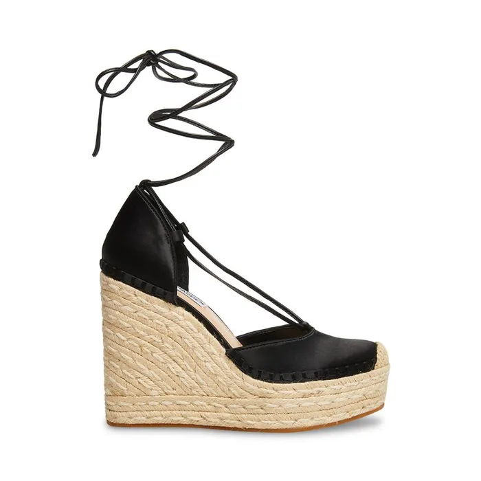 Womens Loretta Black Steve Madden Sandals