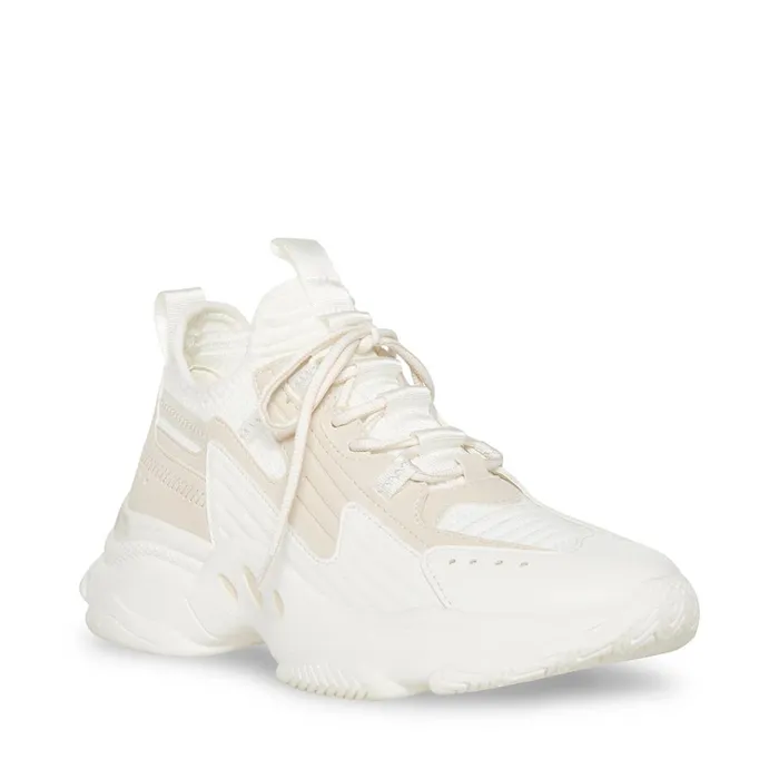 Womens Maeve White Steve Madden Sneakers