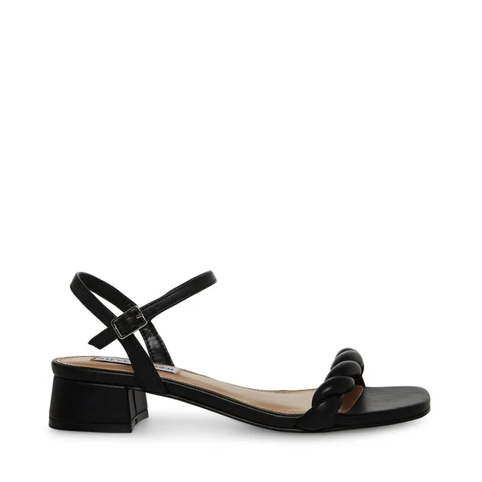 Womens Magnetic Black Steve Madden Sandals