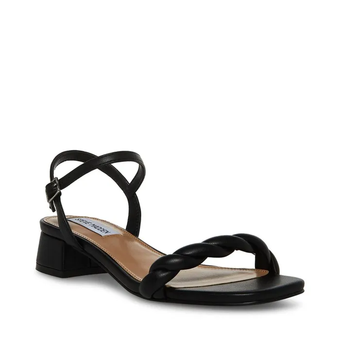 Womens Magnetic Black Steve Madden Sandals