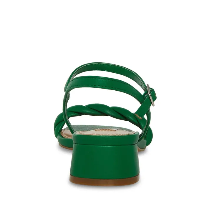 Womens Magnetic Green Steve Madden Sandals