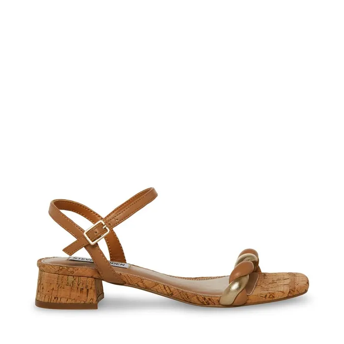 Womens Magnetic Natural Multi Steve Madden Sandals