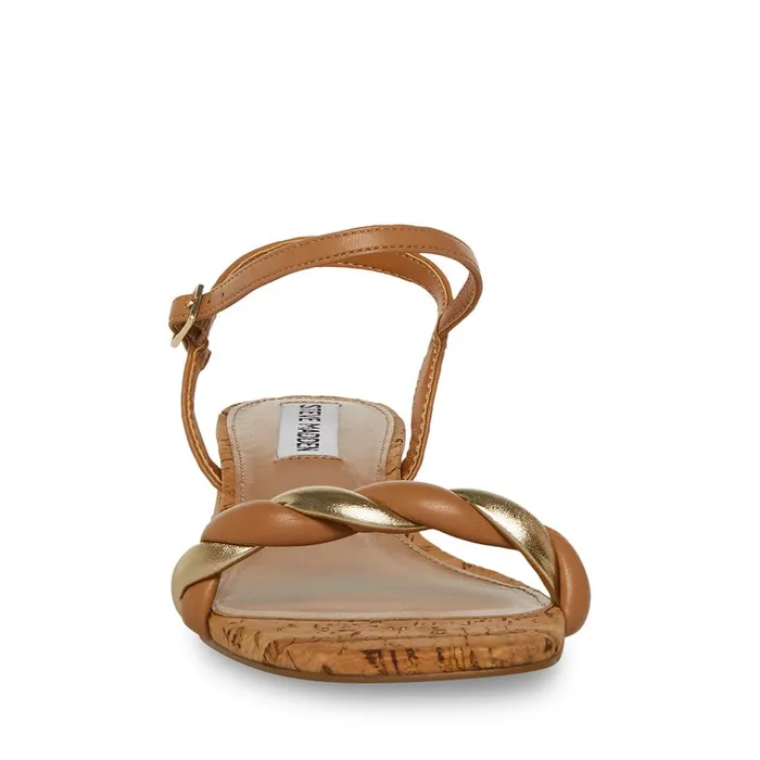 Womens Magnetic Natural Multi Steve Madden Sandals