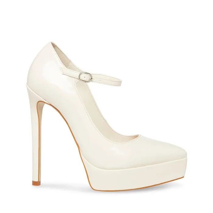 Womens Maisie Bone Patent Steve Madden Heels