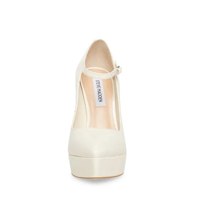 Womens Maisie Bone Patent Steve Madden Heels
