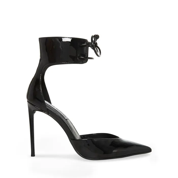 Womens Marcia Black Patent Steve Madden Heels