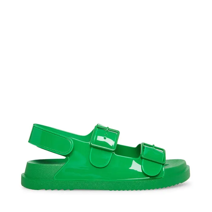Womens MargieJ Green Steve Madden Sandals