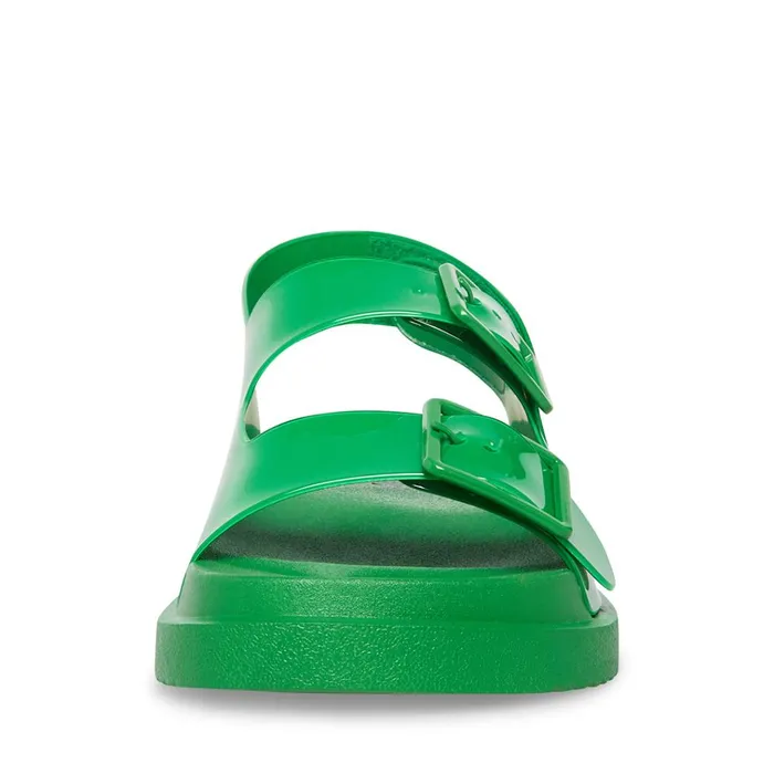 Womens MargieJ Green Steve Madden Sandals