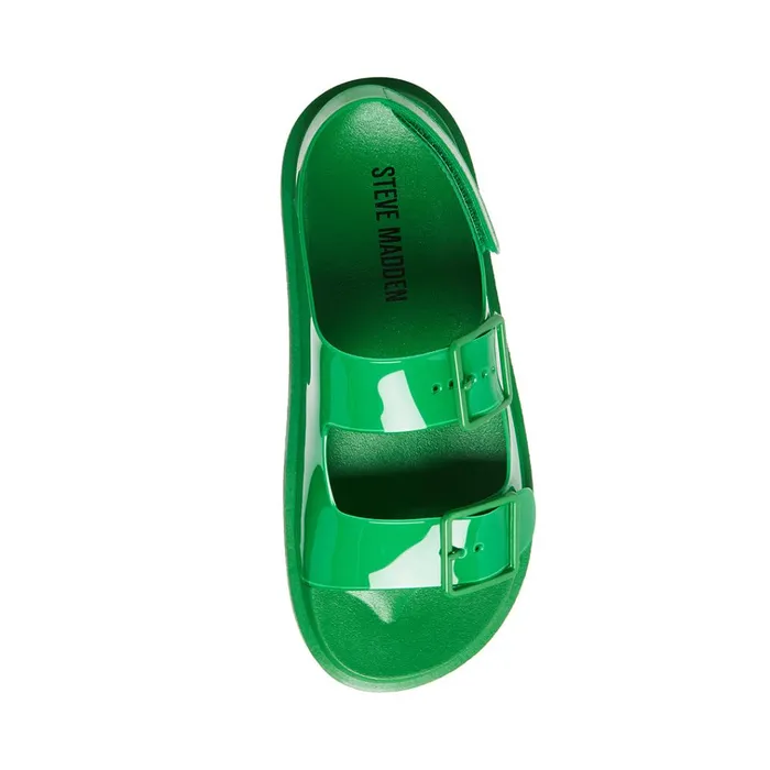 Womens MargieJ Green Steve Madden Sandals