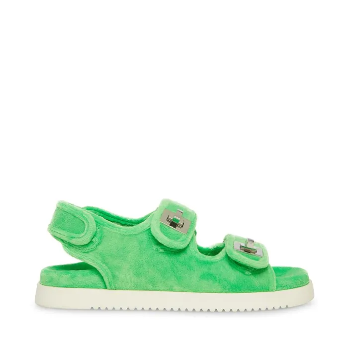 Womens MargieT Green Steve Madden Sandals