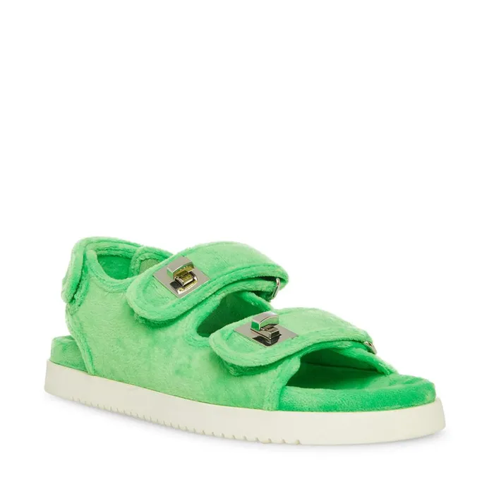 Womens MargieT Green Steve Madden Sandals