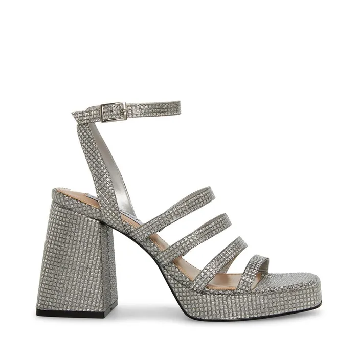 Womens Marilyn Silver Steve Madden Heels