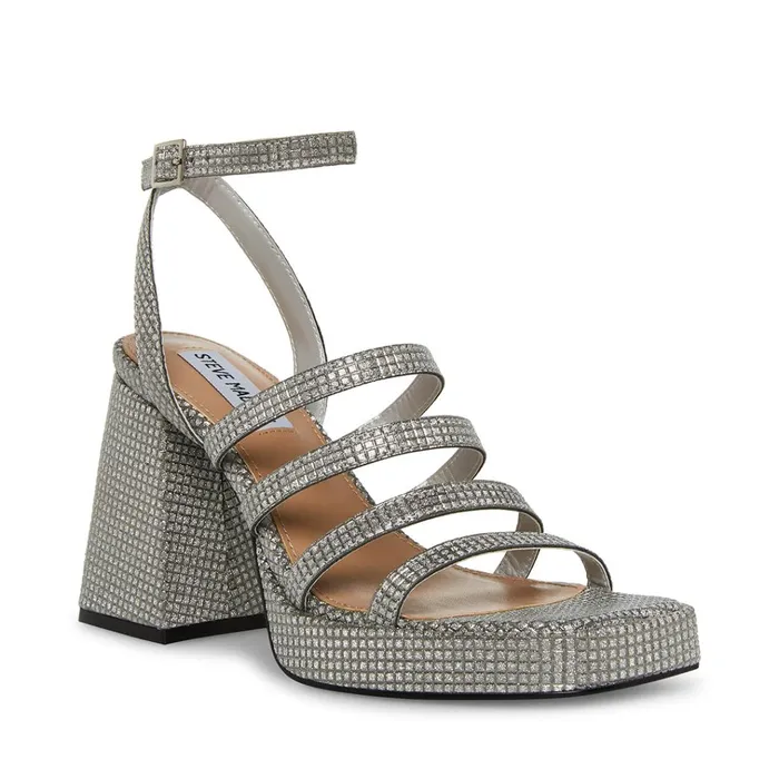 Womens Marilyn Silver Steve Madden Heels