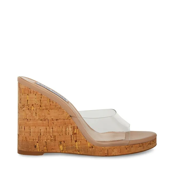 Womens Marvelous Clear Steve Madden Sandals