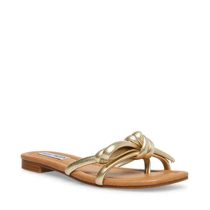Womens Maura Gold Steve Madden Sandals