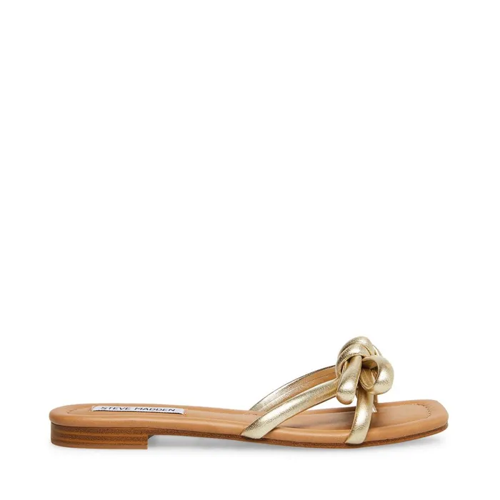 Womens Maura Gold Steve Madden Sandals