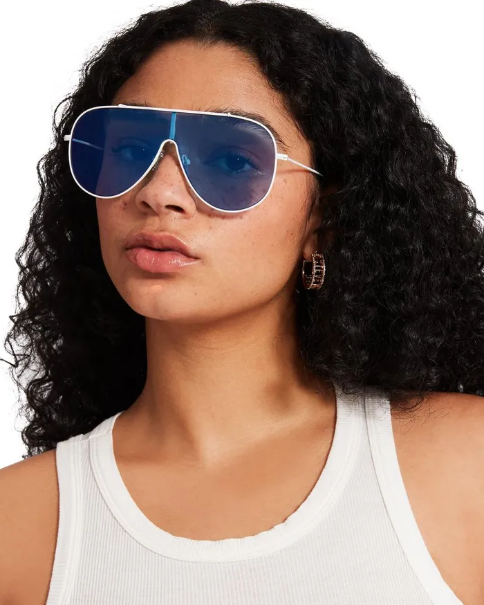 Womens Maxwell Sunglasses White Steve Madden Sunglasses