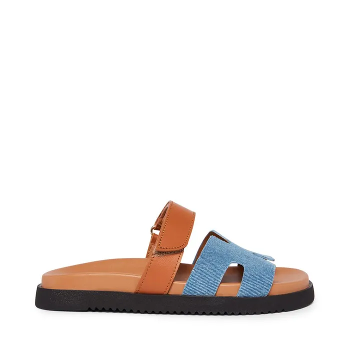 Womens Mayven Denim Multi Steve Madden Sandals