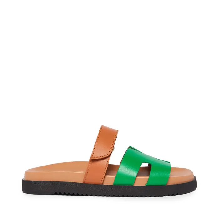 Womens Mayven Green Multi Steve Madden Sandals
