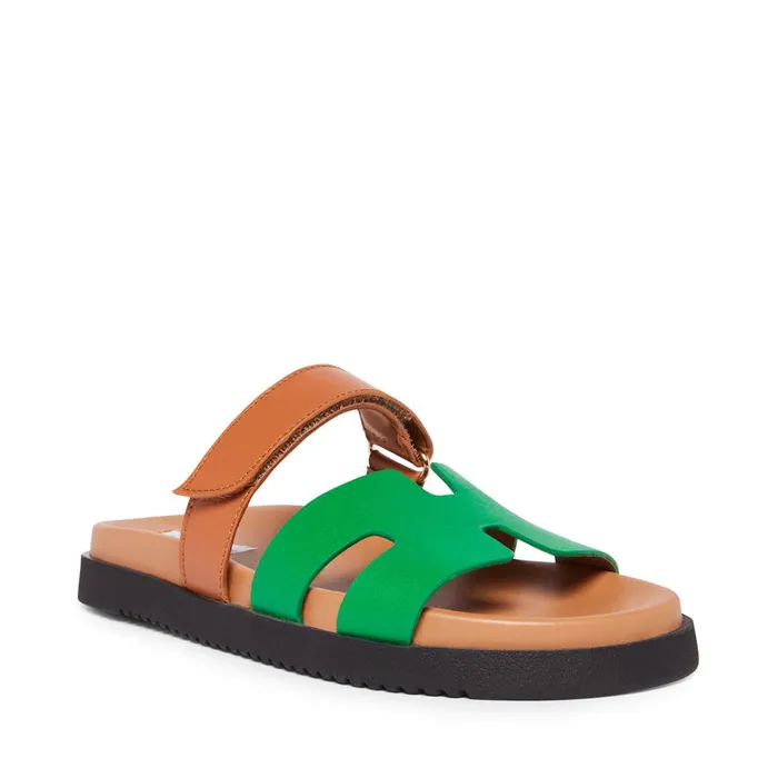 Womens Mayven Green Multi Steve Madden Sandals