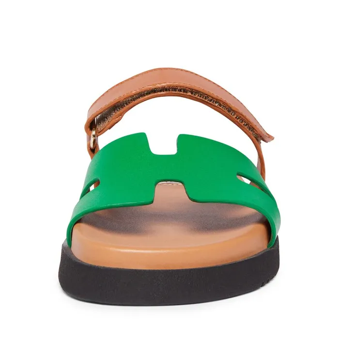Womens Mayven Green Multi Steve Madden Sandals